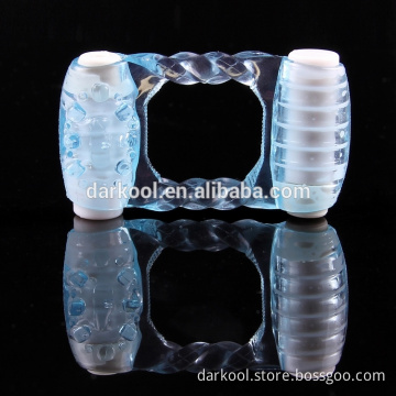 DC014/Double Male Sex Toy Massager Penis Ring Vibrator Sex Toy for men